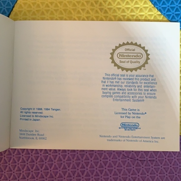 Vintage Paperboy cassette game Nintendo Entertainment System, 1988 & book - Picture 4 of 7